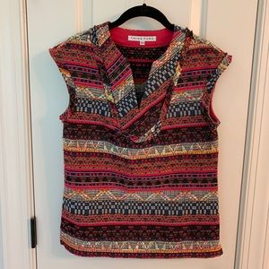Trina Turk Fringe Multicolor top